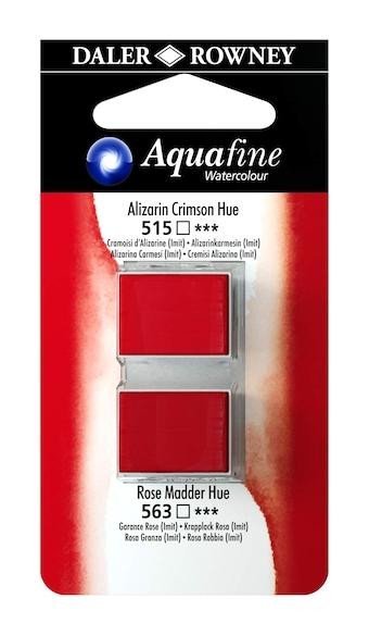 Daler Rowney Aquafine Tablet Alizarin Crimson Rose Sulu Boya