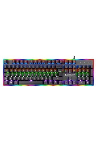 Rampage BYGAME-K1 Türkçe Q RGB Kablolu Siyah Mekanik Gaming Klavye
