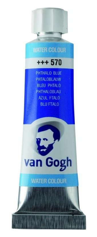 Talens Van Gogh 10 ml Tüp 570 Phthalo Blue Sulu Boya