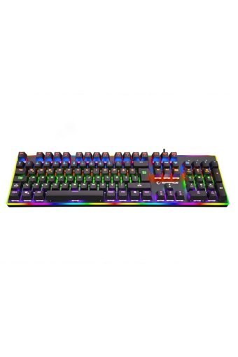 Rampage BYGAME-K1 Türkçe Q RGB Kablolu Siyah Mekanik Gaming Klavye