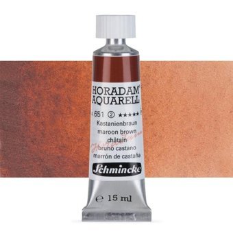 Schmincke Horadam Aquarell Tüp 15 ml Maroon Brown Sulu Boya