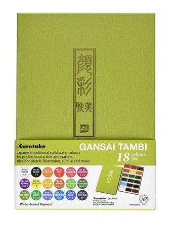 Zig Watercolour Gansai Tambi 18'li Sulu Boya