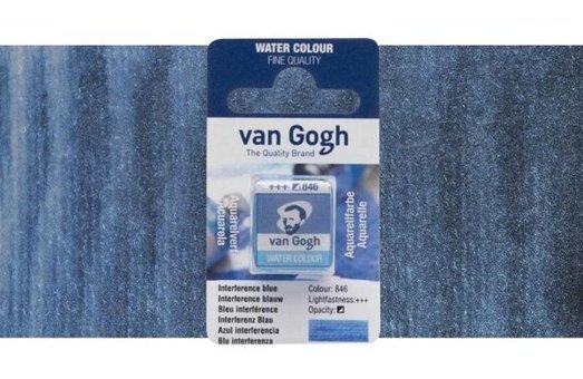 Van Gogh Interference Blue 846 Yarım Tablet Sulu Boya