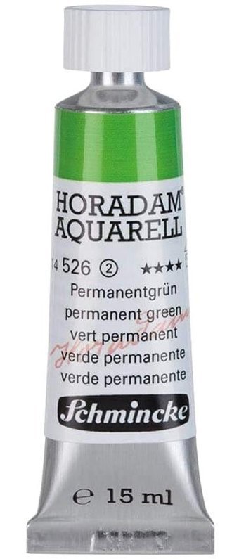 Schmincke Horadam Tüp Permanent Green 15 ml Sulu Boya