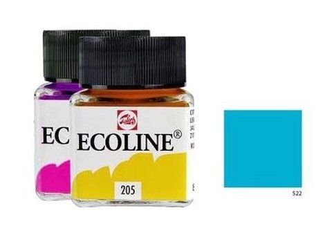 Talens Ecoline 30 ml Turquoise Blue 522 Sulu Boya