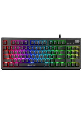 Rampage KB-R320 Türkçe Q RGB Blue Switch Kablolu Siyah Mekanik Gaming Klavye