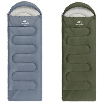 Naturehike Y150L -6 derece Pamuk 2 Mevsim Kamp Tek Kişilik Yetişkin Uyku Tulumu Yeşil
