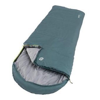 Outwell Campion Lux Teal -16 Derece Polyester 3 Mevsim Kamp Çift Kişilik Yetişkin Uyku Tulumu Koyu Mavi