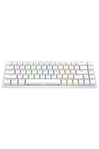 Rampage Low Profile Türkçe Q Kablolu Beyaz Mekanik Gaming Klavye
