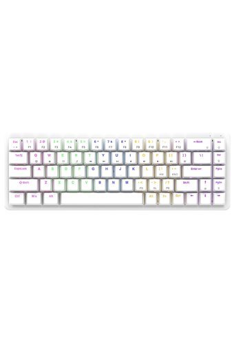 Rampage Low Profile Türkçe Q Kablolu Beyaz Mekanik Gaming Klavye