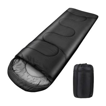 Forzacase -10 Derece Polyester 2 Mevsim Kamp Tek Kişilik Yetişkin Uyku Tulumu Siyah