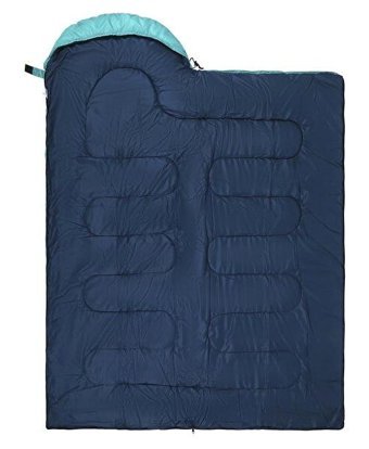 Andoutdoor Survival 0 Derece Polyester 4 Mevsim Kamp Tek Kişilik Yetişkin Uyku Tulumu Mavi