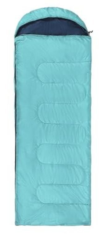 Andoutdoor Survival 0 Derece Polyester 4 Mevsim Kamp Tek Kişilik Yetişkin Uyku Tulumu Mavi