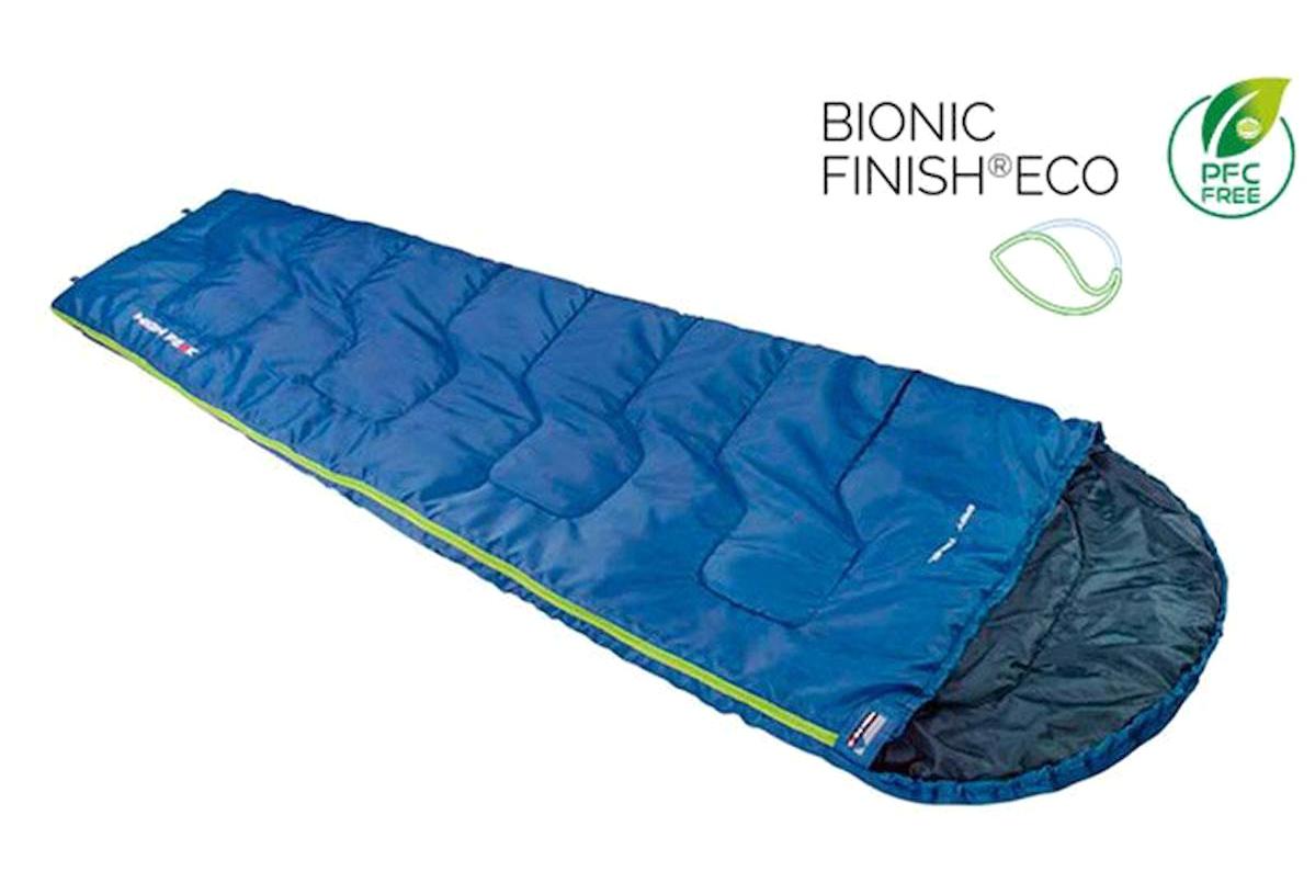 High Peak Easy Travel 5 Derece Polyester 2 Mevsim Kamp Tek Kişilik Yetişkin Uyku Tulumu Mavi