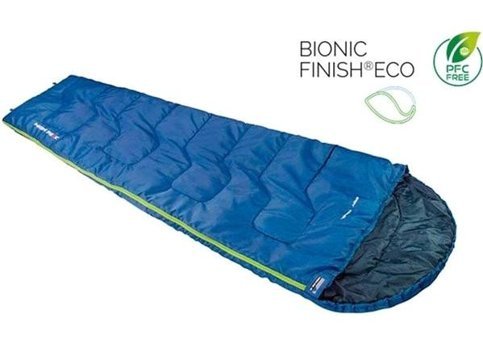 High Peak Easy Travel 5 Derece Polyester 2 Mevsim Kamp Tek Kişilik Yetişkin Uyku Tulumu Mavi