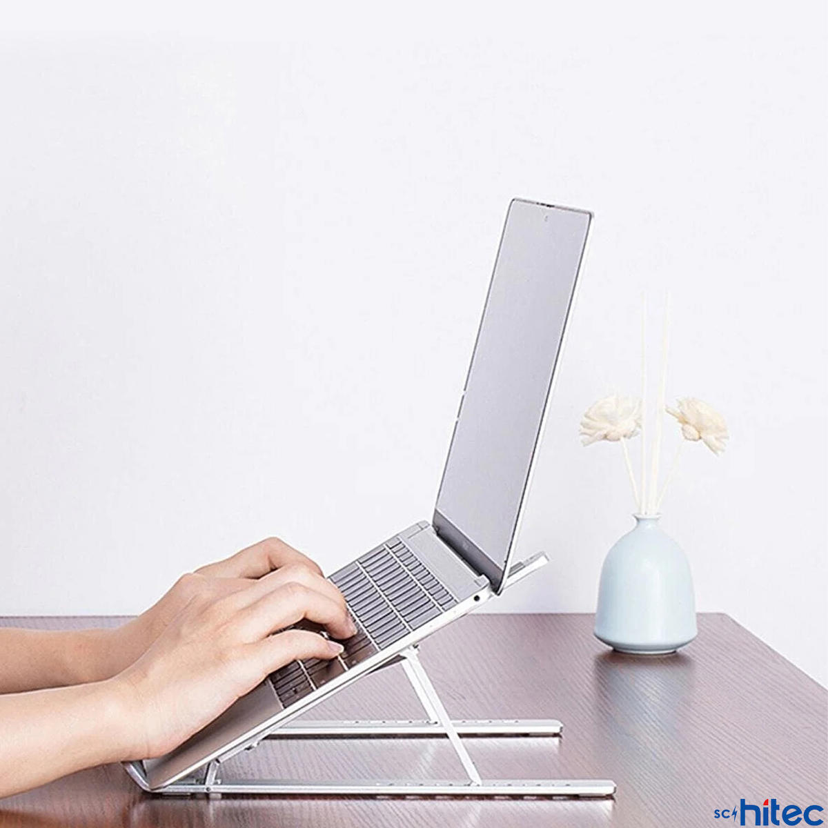 Global WNE0205 Hareketli Katlanabilir Dikey Ayarlanabilir Taşınabilir Ayaklı Laptop Standı