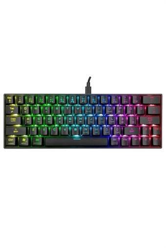 Rampage KB-RX63 Türkçe Q RGB Kablolu Siyah Mekanik Gaming Klavye