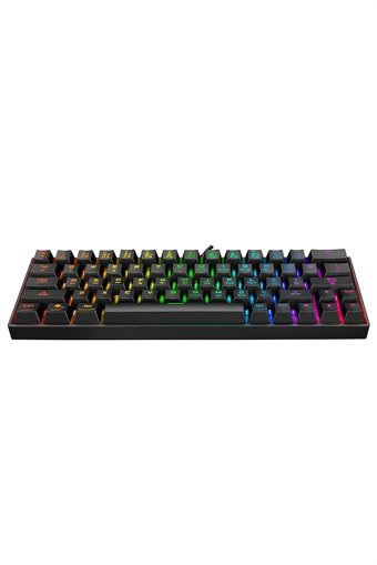 Rampage KB-RX63 Türkçe Q RGB Kablolu Siyah Mekanik Gaming Klavye