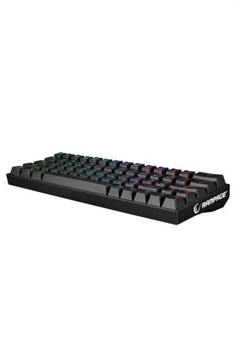 Rampage KB-RX63 Türkçe Q RGB Kablolu Siyah Mekanik Gaming Klavye