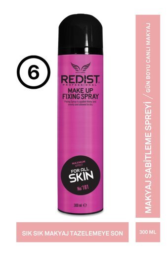 Redist Parlak Makyaj Sabitleyici Sprey 6x300 ml