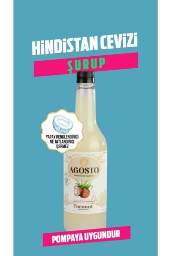 Agosto Hindistan Cevizi Kahve Şurubu