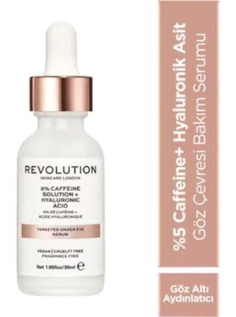 Revolution Skincare Aydınlatıcı Kırışıklık Karşıtı Göz Altı Torba Karşıtı Gece Gündüz Serumu 30 ml