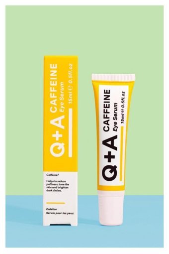 Q+A Caffeine Aydınlatıcı Kırışıklık Karşıtı Göz Altı Torba Karşıtı Gece Gündüz Serumu 15 ml