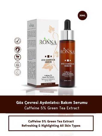 Ronna Beauty Aydınlatıcı Kırışıklık Karşıtı Göz Altı Torba Karşıtı Gece Gündüz Serumu 30 ml