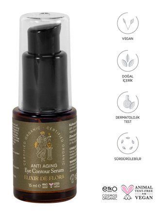 Elixir de Flora Aydınlatıcı Kırışıklık Karşıtı Göz Altı Torba Karşıtı Gece Gündüz Serumu 15 ml