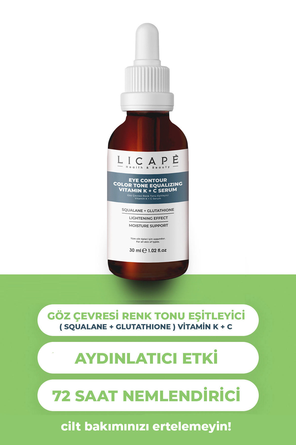 Licape Aydınlatıcı Gece Serumu 30 ml