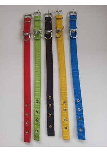 Kozaklı Ayarlanabilir Boyun Köpek Tasması 2.5 x 50 cm Çok Renkli