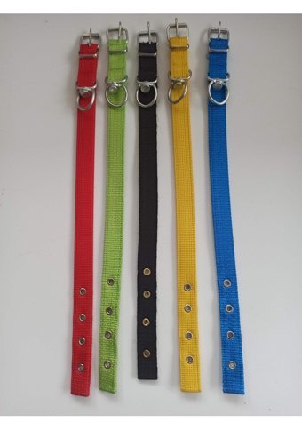 Kozaklı Ayarlanabilir Boyun Köpek Tasması 2.5 x 50 cm Çok Renkli