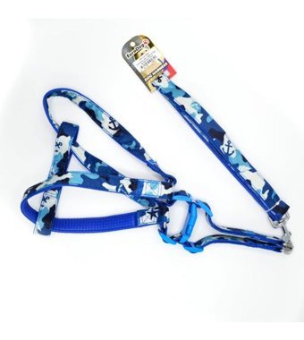 Eurodog Ayarlanabilir Göğüs Köpek Tasması 2.5 x 120 cm Mavi