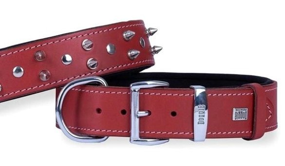 Doggie Konfor Ayarlanabilir Boyun Köpek Tasması 4 x 57 - 65 cm Kırmızı