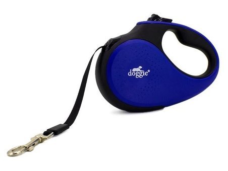 Doggie Soft Makaralı Ayarlanabilir Köpek Tasması S Mavi