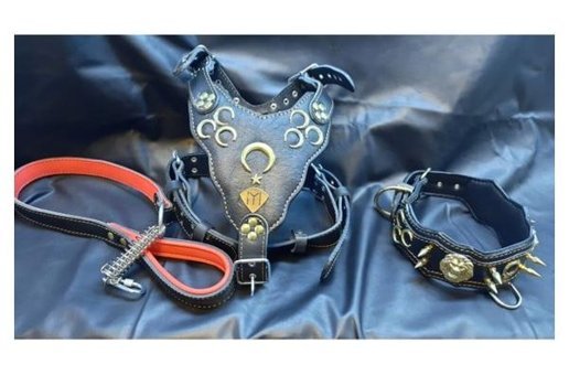 Mg Tasma Makaralı Ayarlanabilir Göğüs Köpek Tasması Siyah