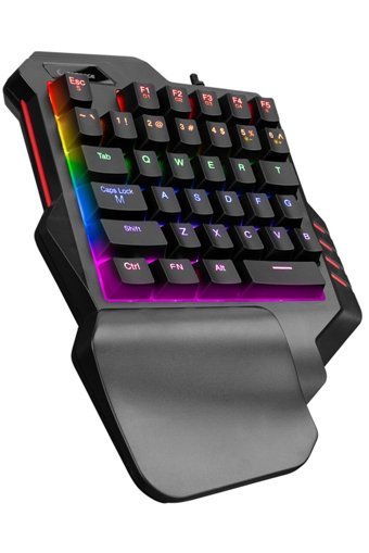 Rampage Backlight Türkçe Q RGB Blue Switch Kablolu Siyah Mekanik Gaming Klavye
