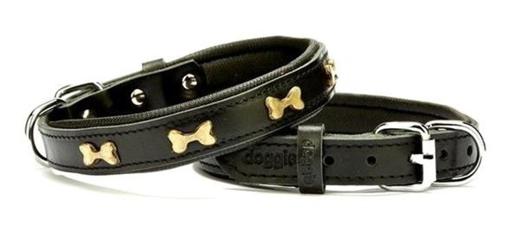 Doggie Ayarlanabilir Boyun Köpek Tasması 3 x 42 - 50 cm Siyah
