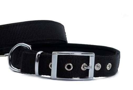 Doggie Elit Ayarlanabilir Boyun Köpek Tasması 2.5 x 42 - 50 cm Siyah