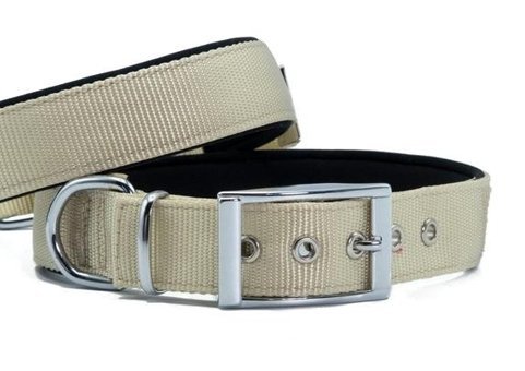 Doggie Elit Ayarlanabilir Boyun Köpek Tasması 2.5 x 42 x 50 cm Krem