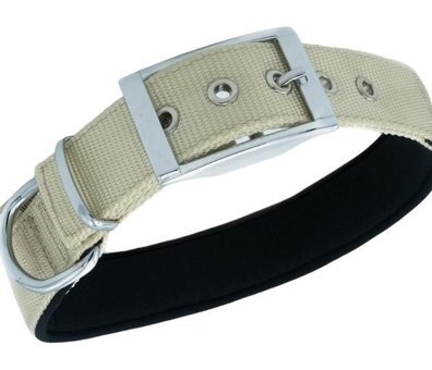 Doggie Elit Ayarlanabilir Boyun Köpek Tasması 2.5 x 42 x 50 cm Krem