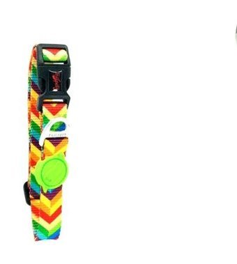 Tailpetz Rainbow Ayarlanabilir Boyun Köpek Tasması 30 cm Çok Renkli
