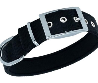 Doggie Elit Ayarlanabilir Boyun Köpek Tasması 3 x 47 - 55 cm Siyah