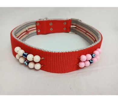 Kozaklı Ayarlanabilir Boyun Köpek Tasması 4 x 70 cm Turuncu