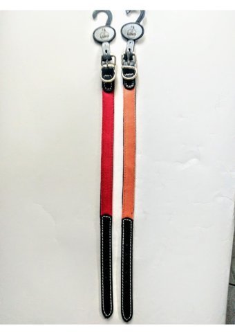 Lino Ayarlanabilir Köpek Tasması 2 x 40 cm Kırmızı - Turuncu