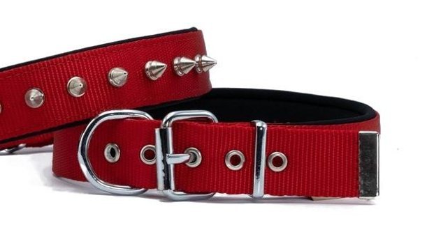 Doggie Konfor Ayarlanabilir Boyun Köpek Tasması 3 x 47 x 55 cm Kırmızı