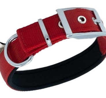 Doggie Elit Ayarlanabilir Boyun Köpek Tasması 2.5 x 42 - 50 cm Kırmızı