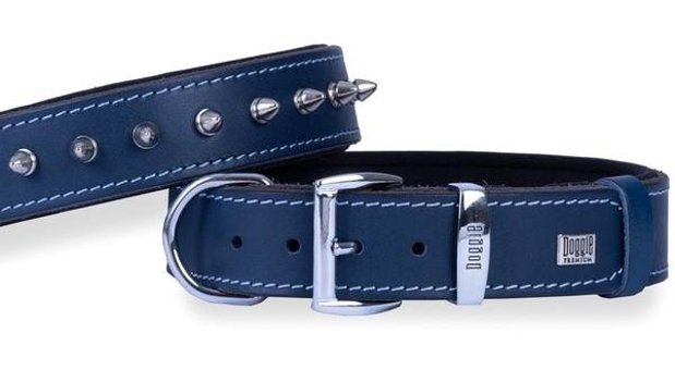 Doggie Konfor Ayarlanabilir Boyun Köpek Tasması 3.5 x 47 - 55 cm Mavi