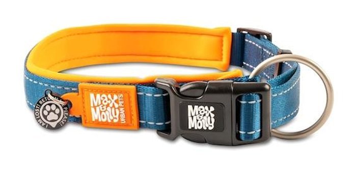 Max & Molly Smart Id Ayarlanabilir Boyun Köpek Tasması M Turuncu