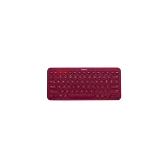 Logitech K380 Türkçe Q Kablosuz Kırmızı Numerik Klavye